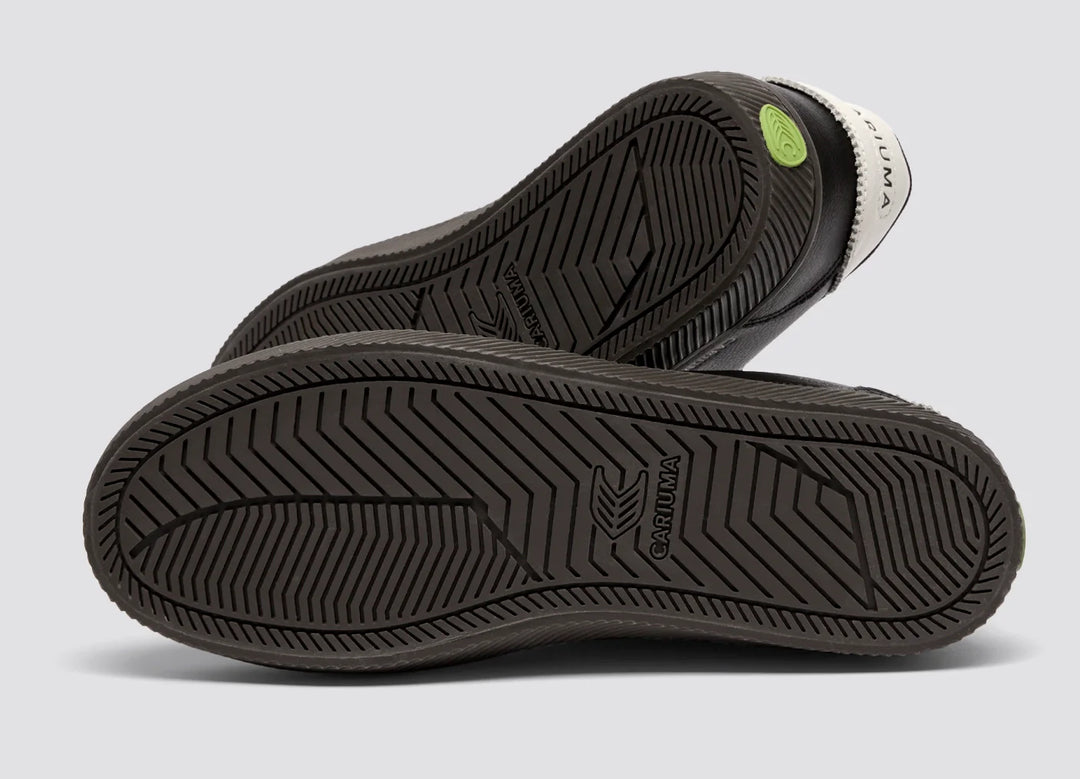 TOCA Soft Grain Leather Teak Black Off-White Accents