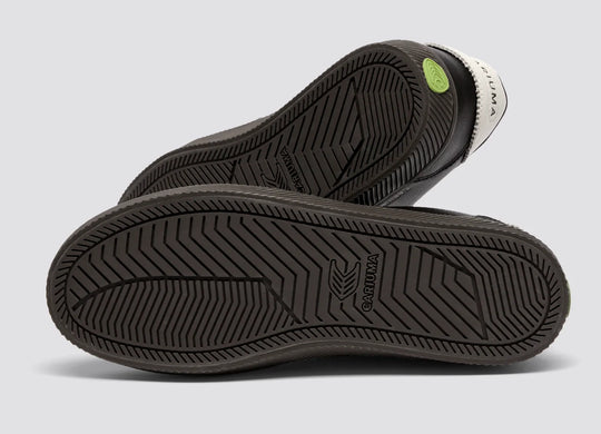 TOCA Soft Grain Leather Teak Black Off-White Accents