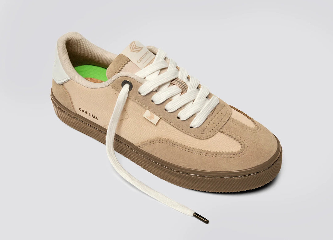 TOCA Nylon Teak Light Cream Suede Latte