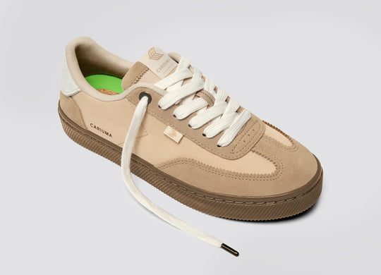 TOCA Nylon Teak Light Cream Suede Latte