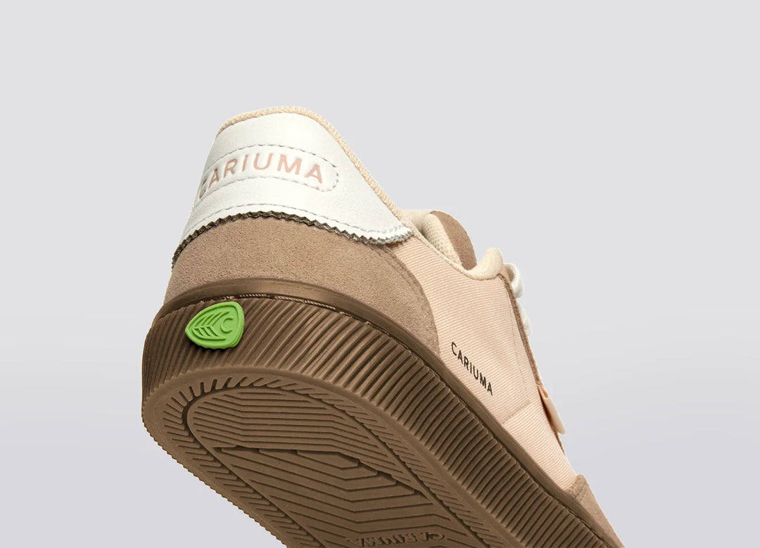 TOCA Nylon Teak Light Cream Suede Latte