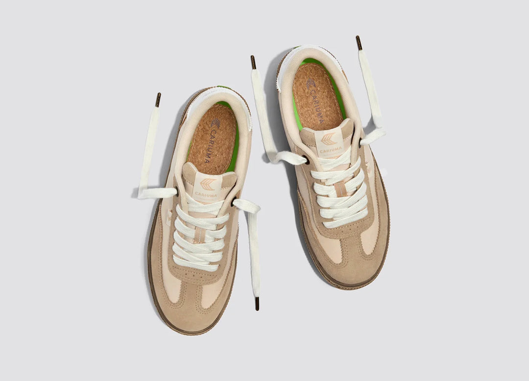 TOCA Nylon Teak Light Cream Suede Latte