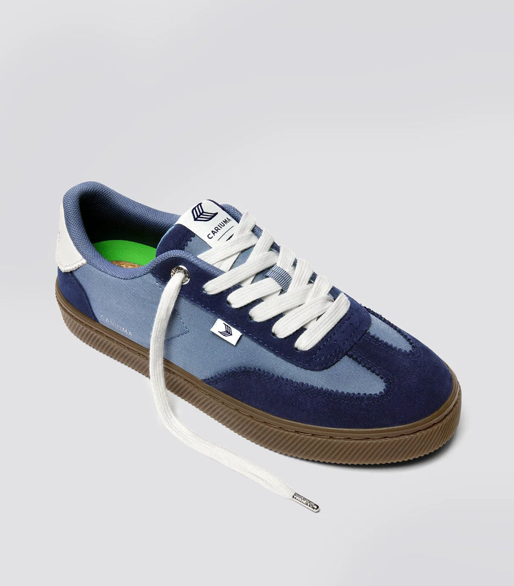 TOCA Nylon Teak Mirage Blue Suede Bright Navy