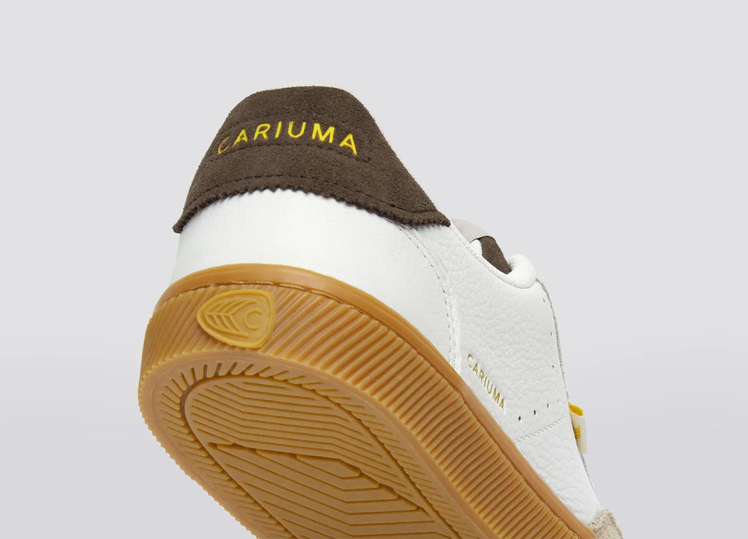 TOCA Pebbled Leather Gum White Suede Plaza Taupe Dark Khaki