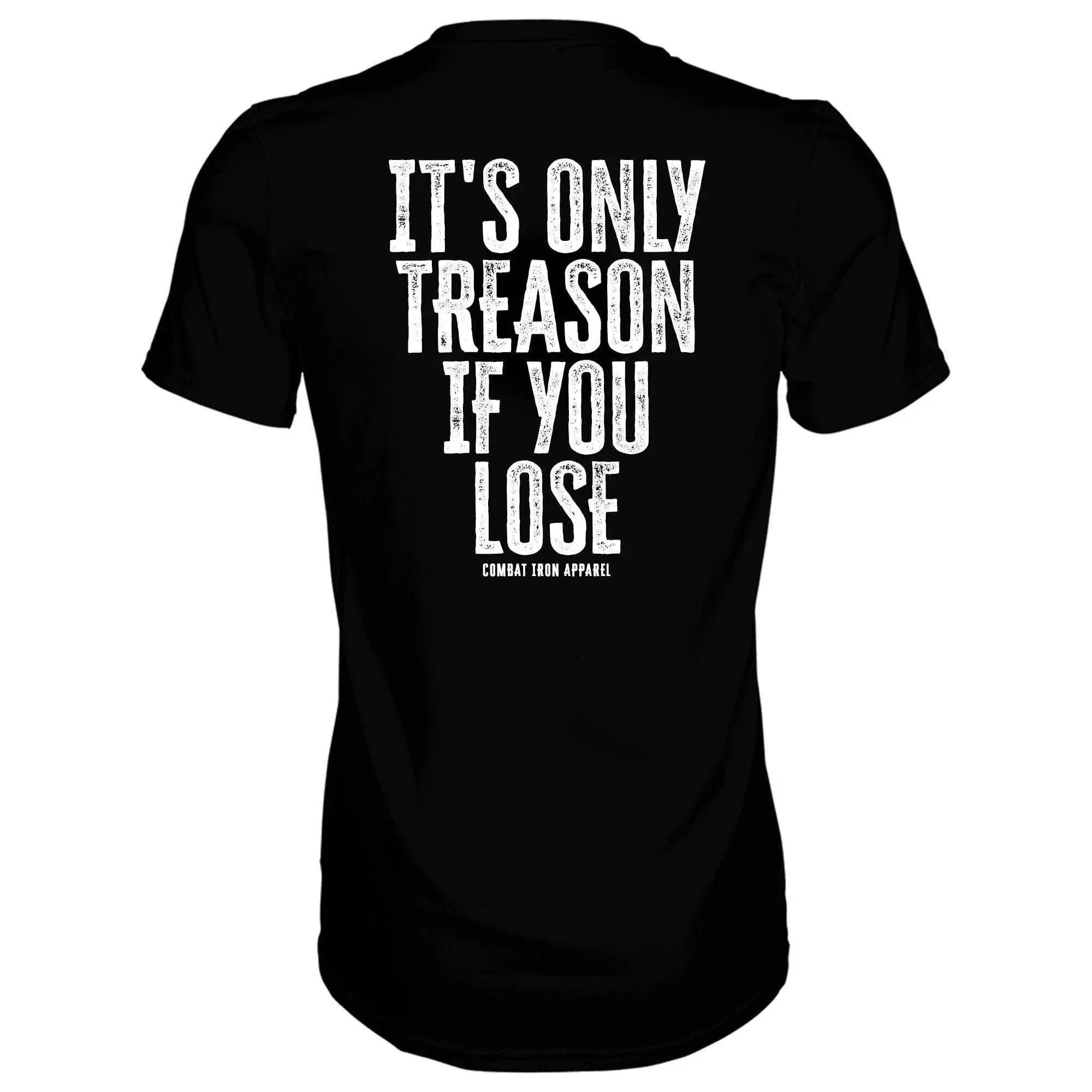 One Revolver Surfboards - IT'S ONLY TREASON IF YOU LOSE MEN'S T-SHIRT GRAPHIC T-SHIRT