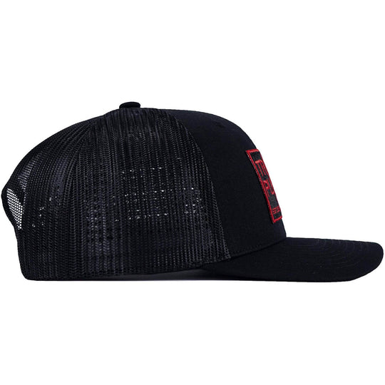 Trigger Puller Red Patch Mid-Profile Mesh Snapback Hat - One Revolver Surfboards