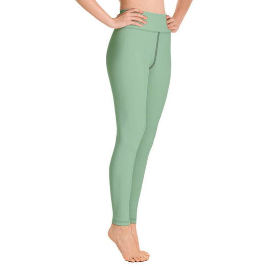 Women's Tropical Dark Sea's Yoga Leggings - One Revolver Surfboards