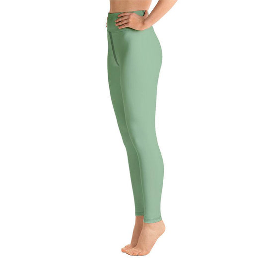 Women's Tropical Dark Sea's Yoga Leggings - One Revolver Surfboards