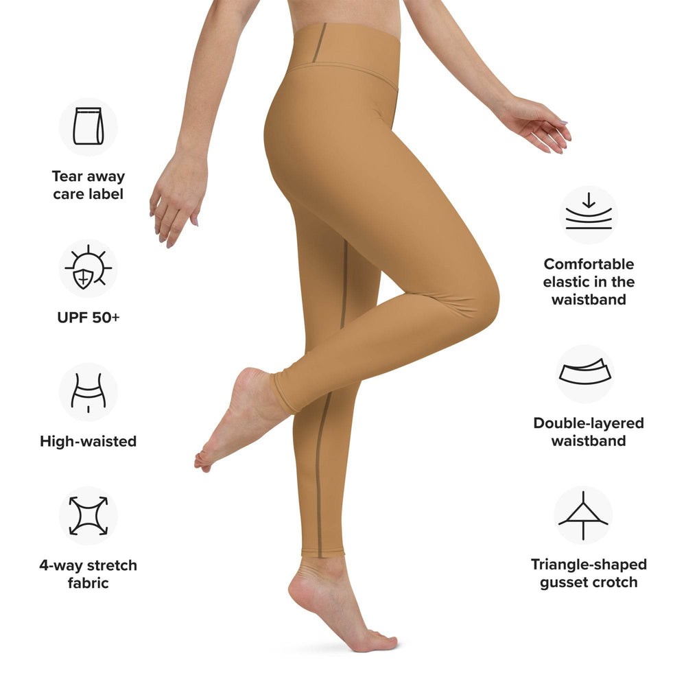 Women's Tropical Drift Wood Yoga Leggings - One Revolver Surfboards