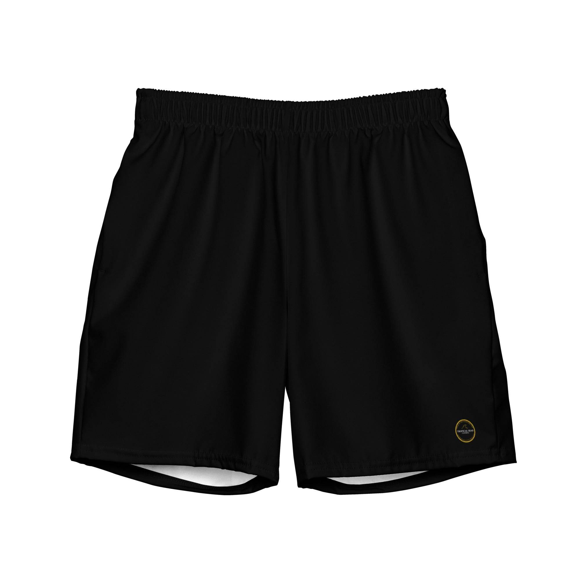Men's Black Eco Board Shorts - One Revolver Surfboards