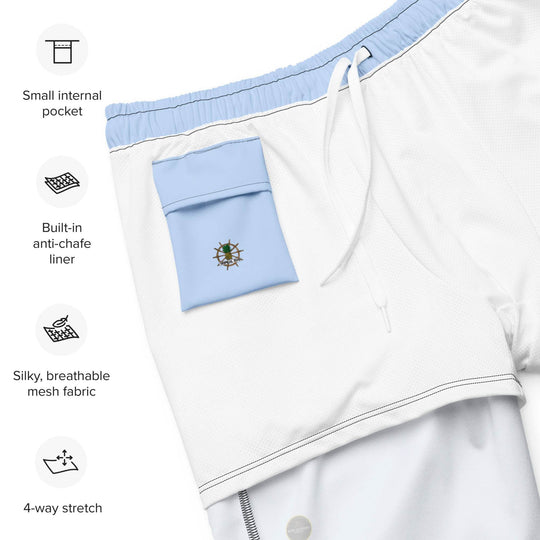 Men's Blue Eco Board Shorts - Swimwear - One Revolver Surfboards