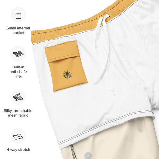 Men's Gold Eco Board Shorts - One Revolver Surfboards