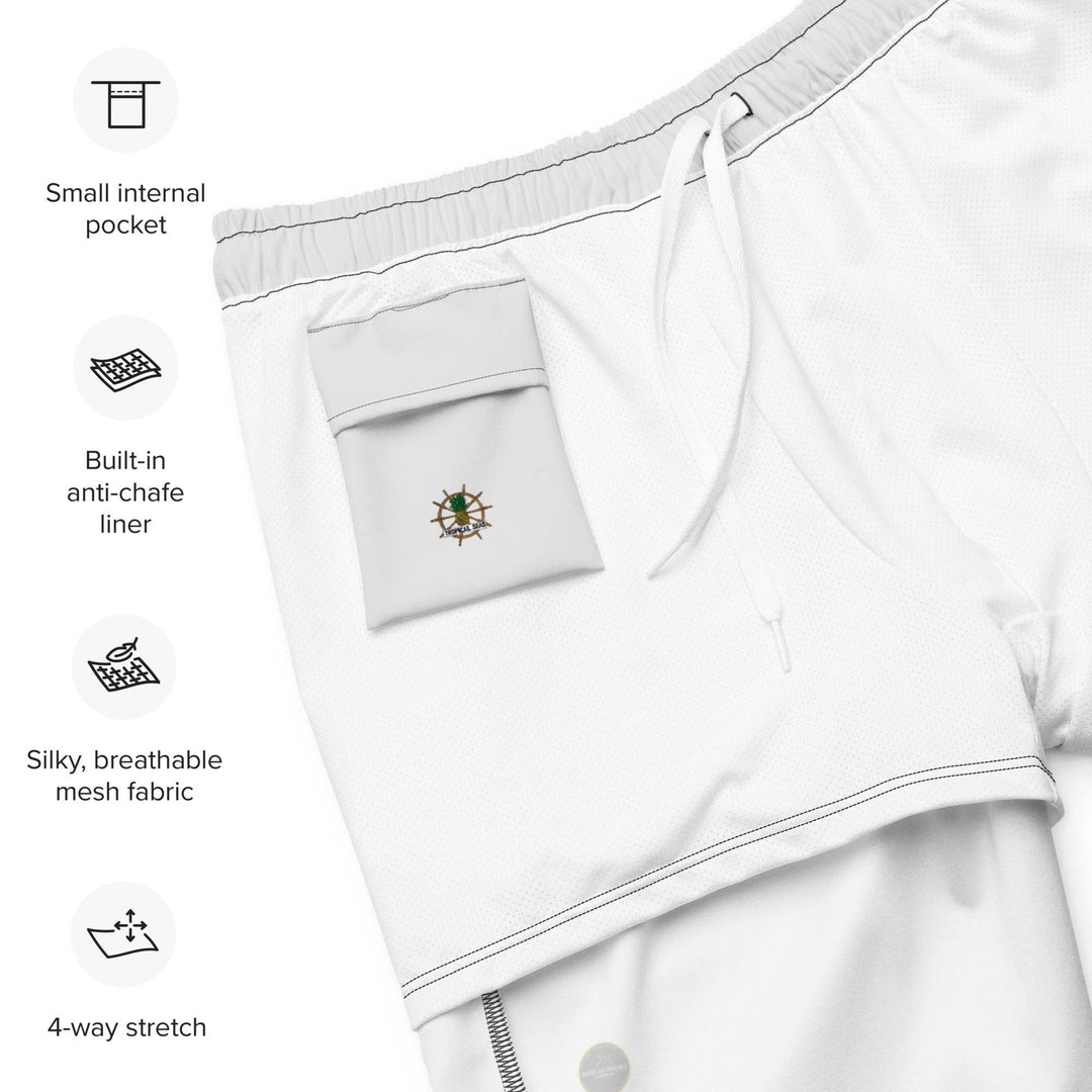 Men's Eco Grey Board Shorts - Swimwear - One Revolver Surfboards