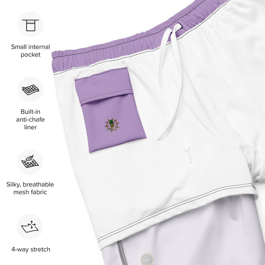 Men's Purple Eco Board Shorts - One Revolver Surfboards