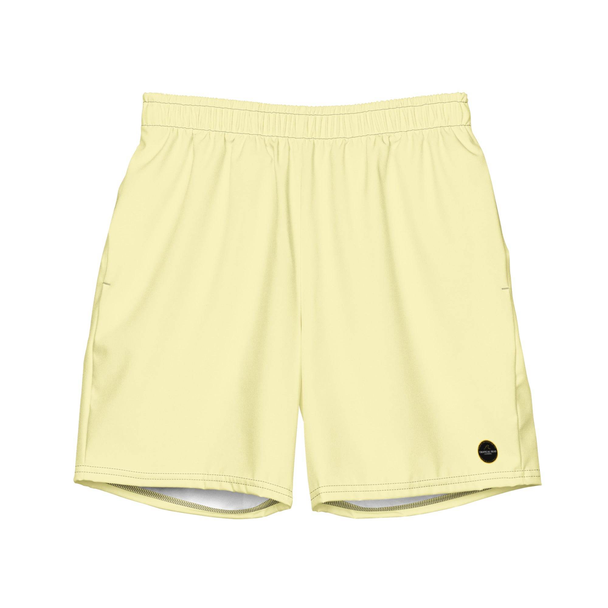 Men's Yellow Eco Board Shorts - Swimwear - One Revolver Surfboards