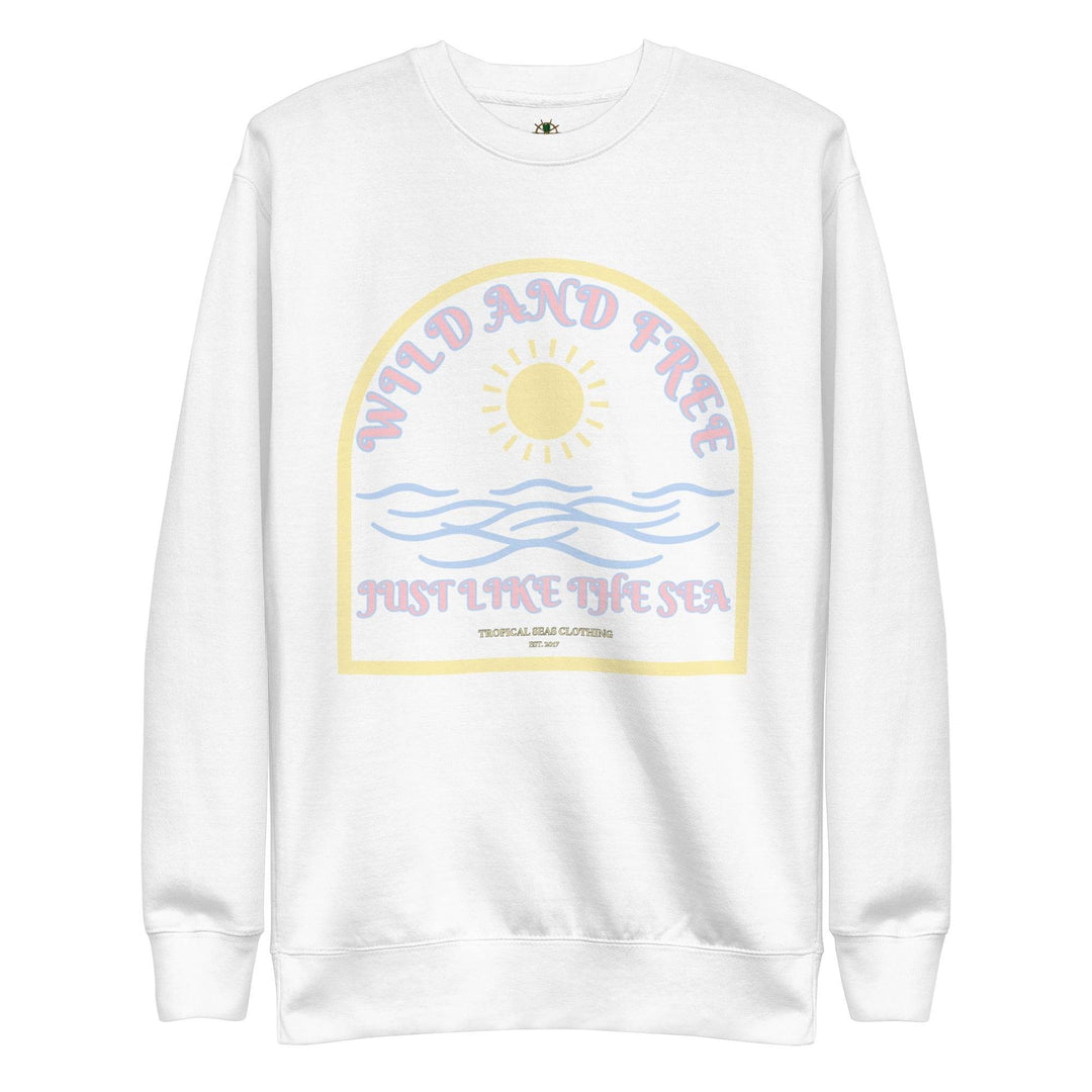 Women's Positive Wild and Free Sweatshirt - One Revolver Surfboards