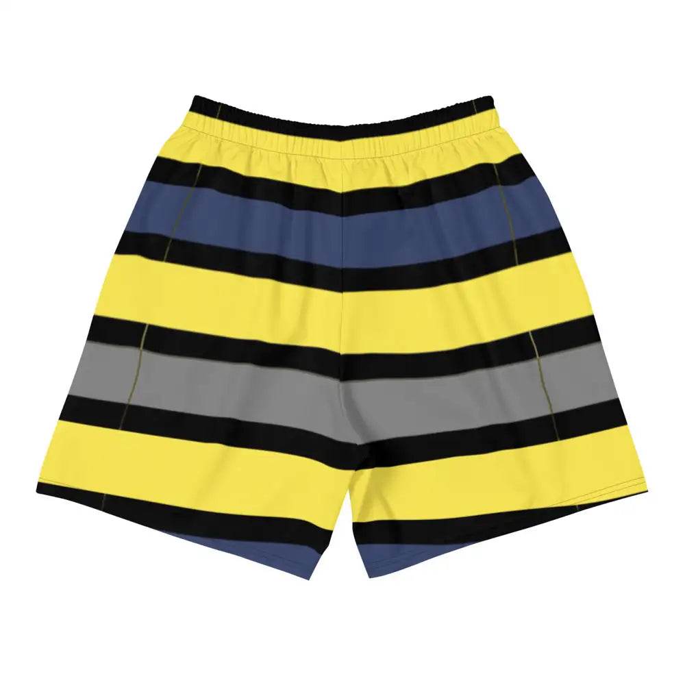 Men's Tropical Dark Blues/Yellow Long Shorts - Shorts - One Revolver Surfboards