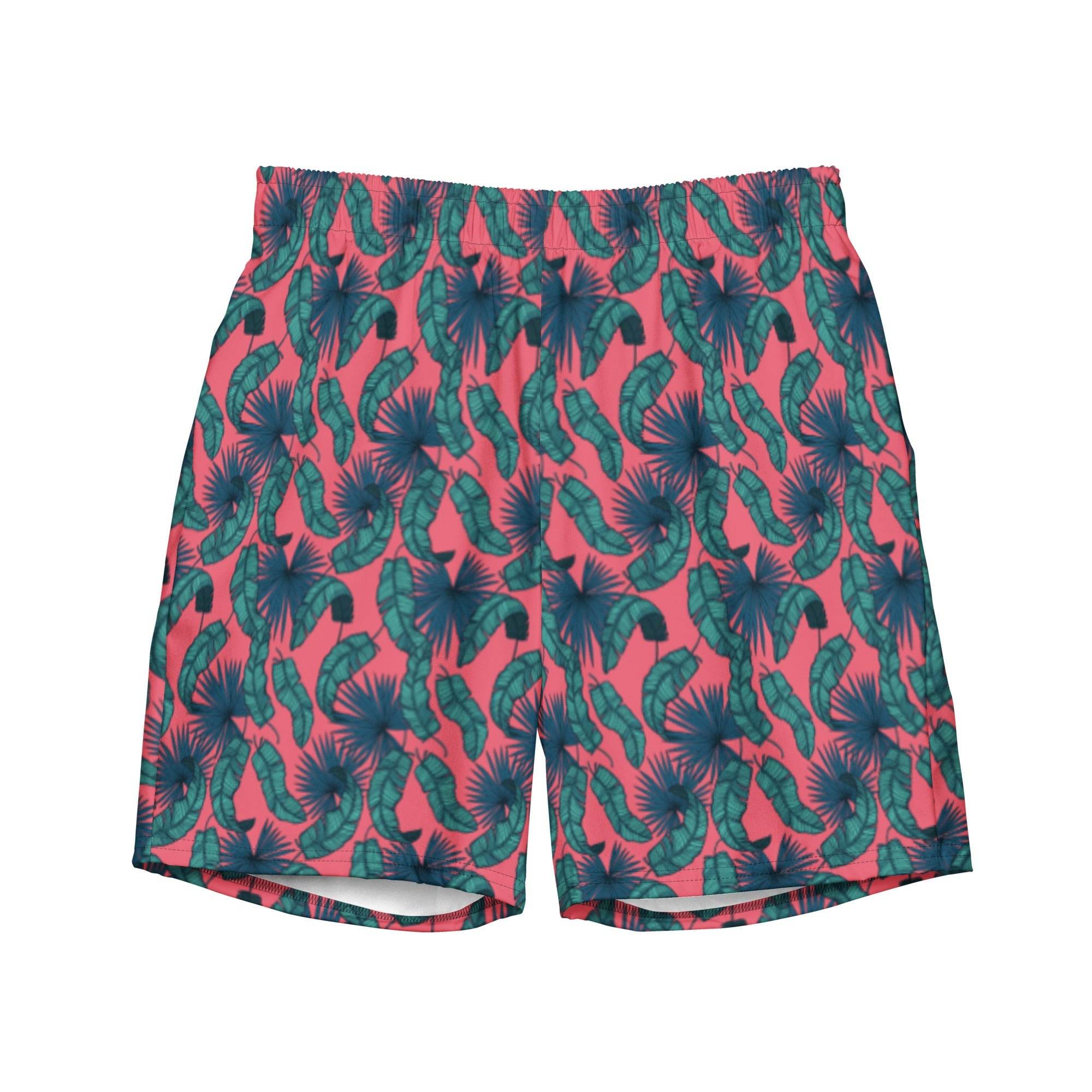 Men's Tropical Flamingo Palms Board Shorts - One Revolver Surfboards