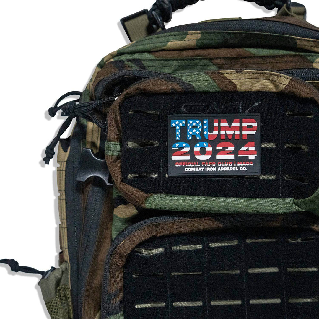 Trump 2024 American Flag PVC Patch - One Revolver Surfboards