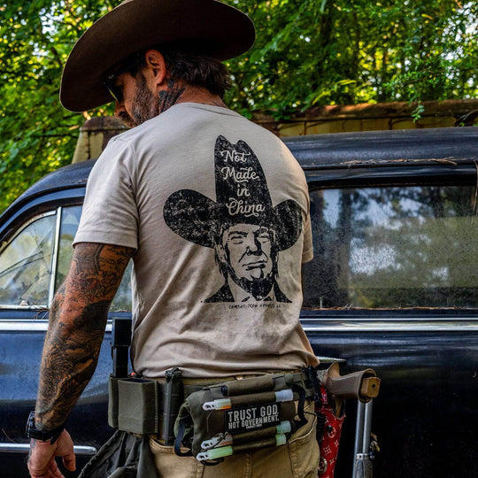 Not Made In China Trump Men's T-Shirt - One Revolver Surfboards