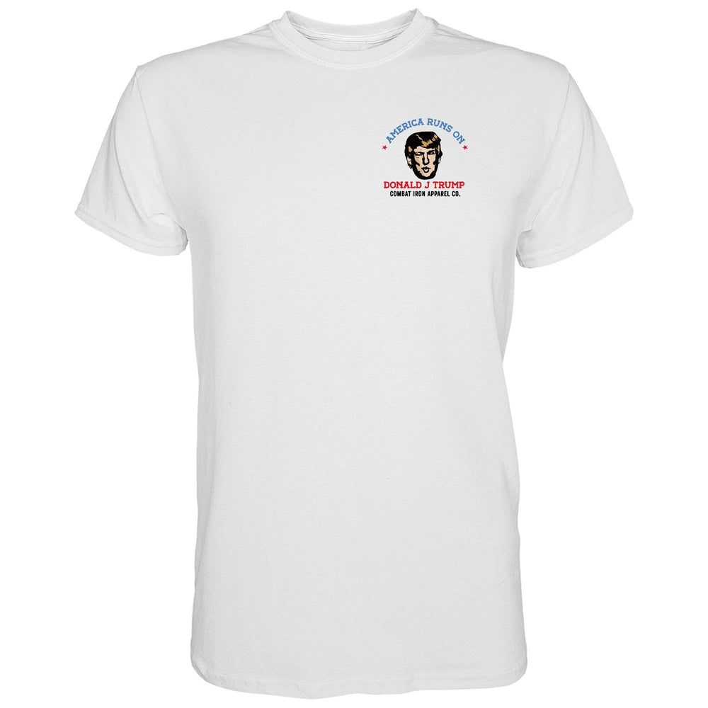 America Run's On Donald J. Trump Men's T-Shirt - One Revolver Surfboards