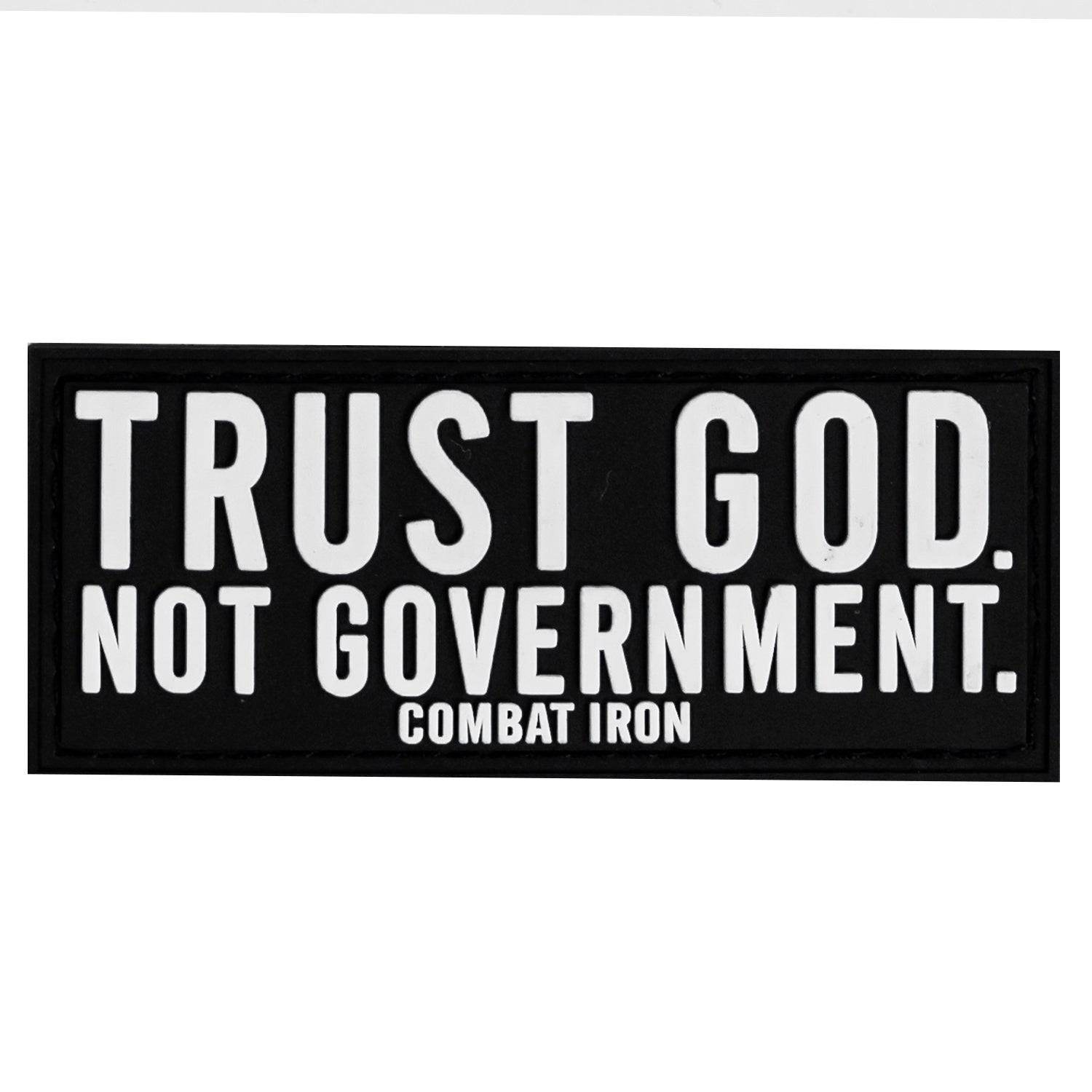 Trust God. Not Government. PVC Patch - One Revolver Surfboards
