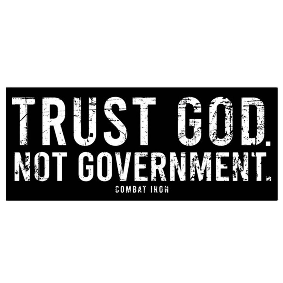 TRUST GOD. NOT GOVERNMENT. DECAL - One Revolver Surfboards