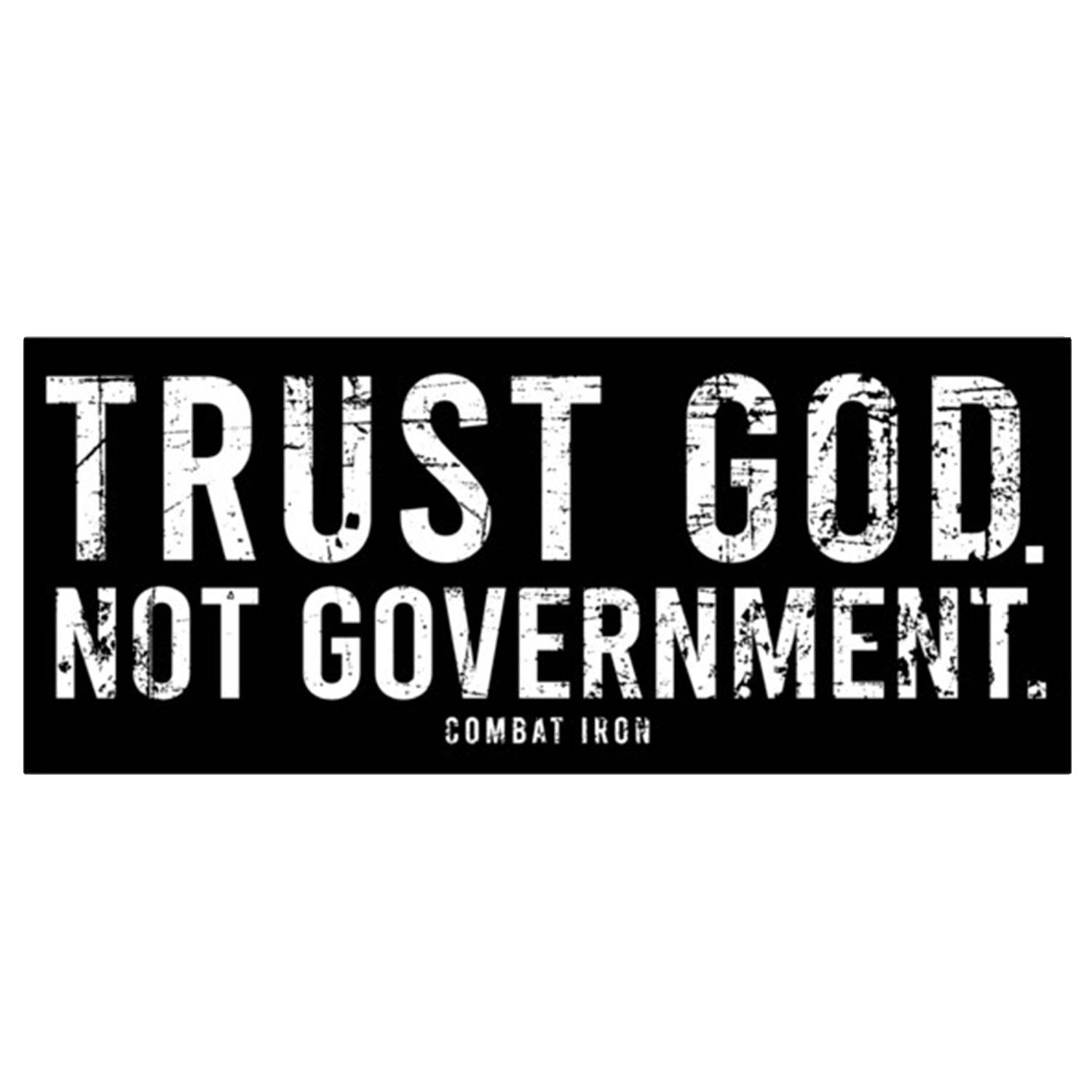 TRUST GOD. NOT GOVERNMENT. DECAL - One Revolver Surfboards