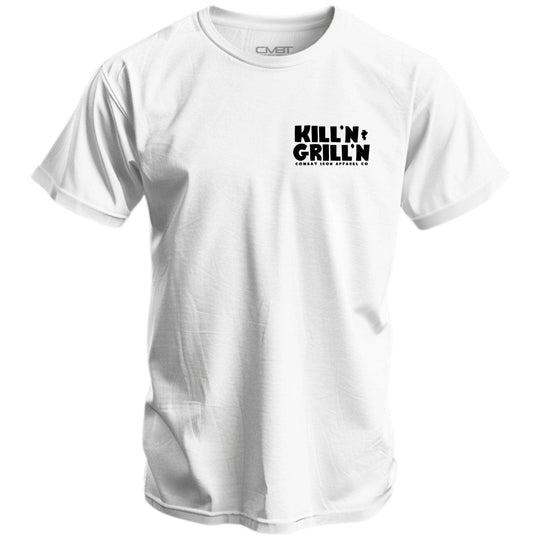 Kill'n & Grill'n | Some Hills Are Worth Fighting For Men's T-Shirt - GRAPHIC T-SHIRT - One Revolver Surfboards