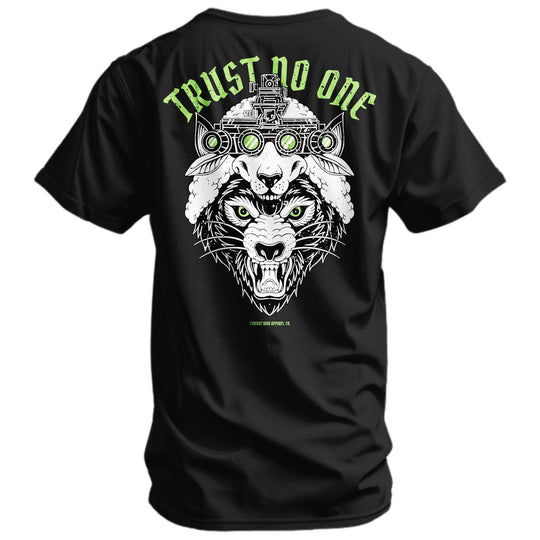 Trust No One Wolf Men's T-Shirt - One Revolver Surfboards