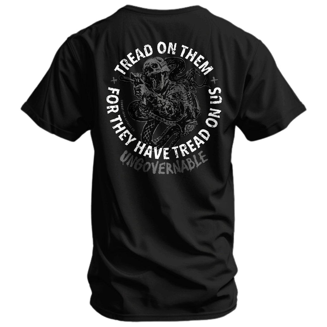 Tread On Them Skull | Ungovernable Men's T-Shirt - One Revolver Surfboards