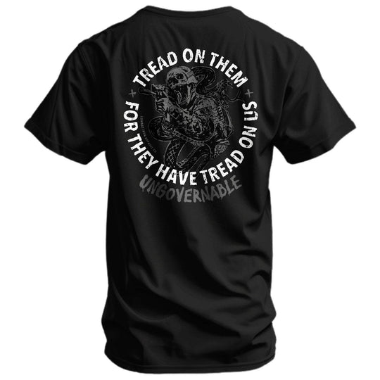 Tread On Them Skull | Ungovernable Men's T-Shirt - One Revolver Surfboards