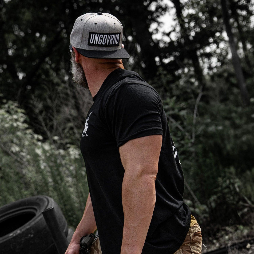 One Revolver Surfboards - Ungovrnd Oversized Patch Flatbill SnapBack Hat HEADWEAR