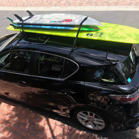 Soft Car Racks | Universal Fit Roof Rack for Surf, SUP Canoe or Kayak - One Revolver Surfboards