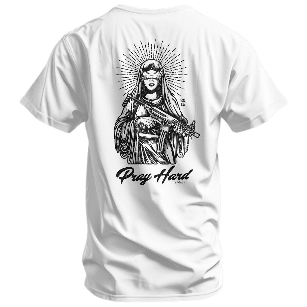 One Revolver Surfboards - Pray Hard Men's T-Shirt GRAPHIC T-SHIRT