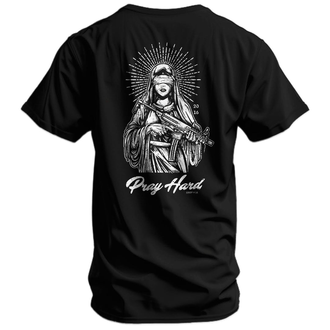 One Revolver Surfboards - Pray Hard Men's T-Shirt GRAPHIC T-SHIRT