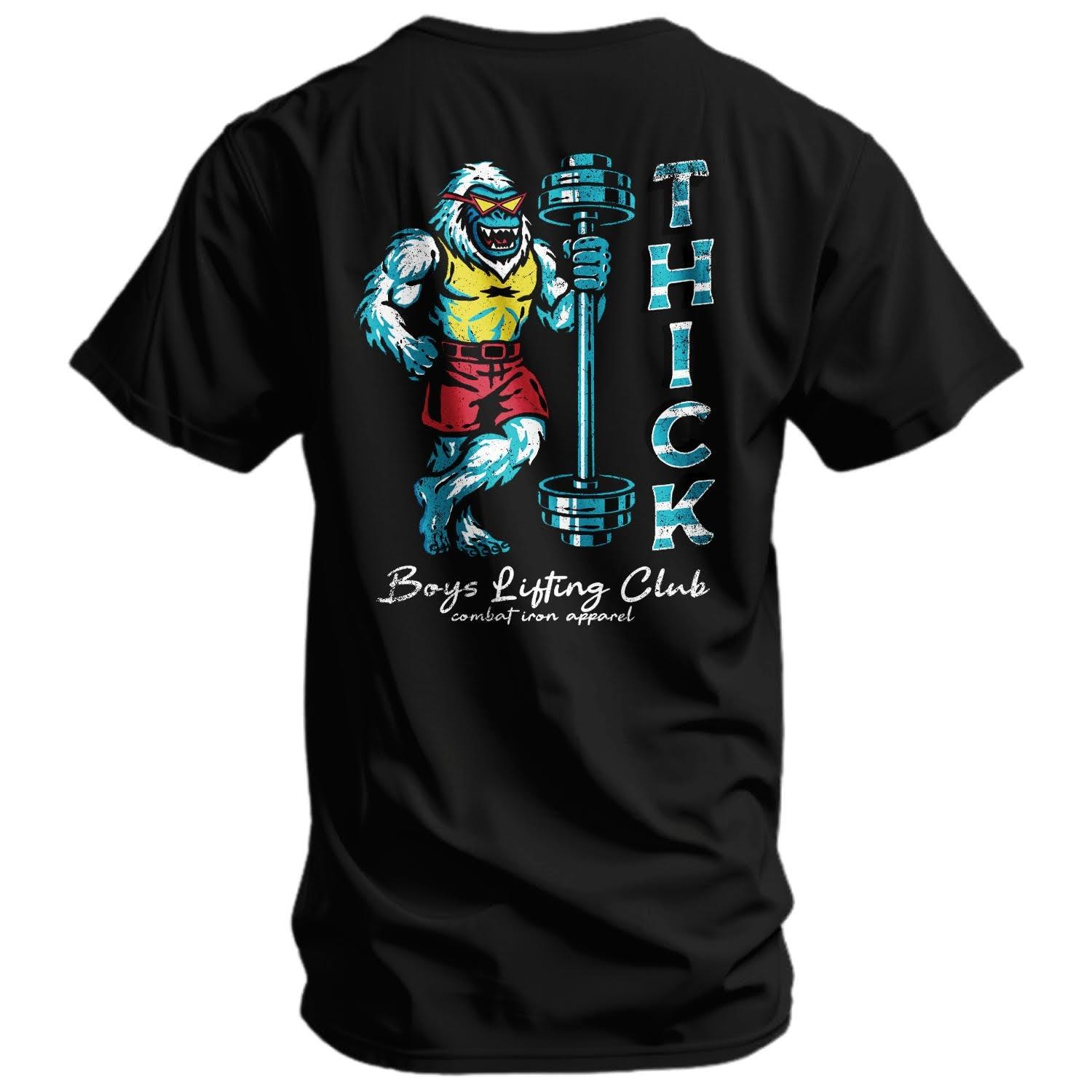 One Revolver Surfboards - Thick Boys Lifting Club Yeti Men's T-Shirt GRAPHIC T-SHIRT