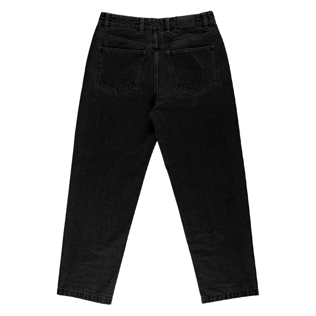 Welcome Immortal Washed Black Denim Pants - One Revolver Surfboards