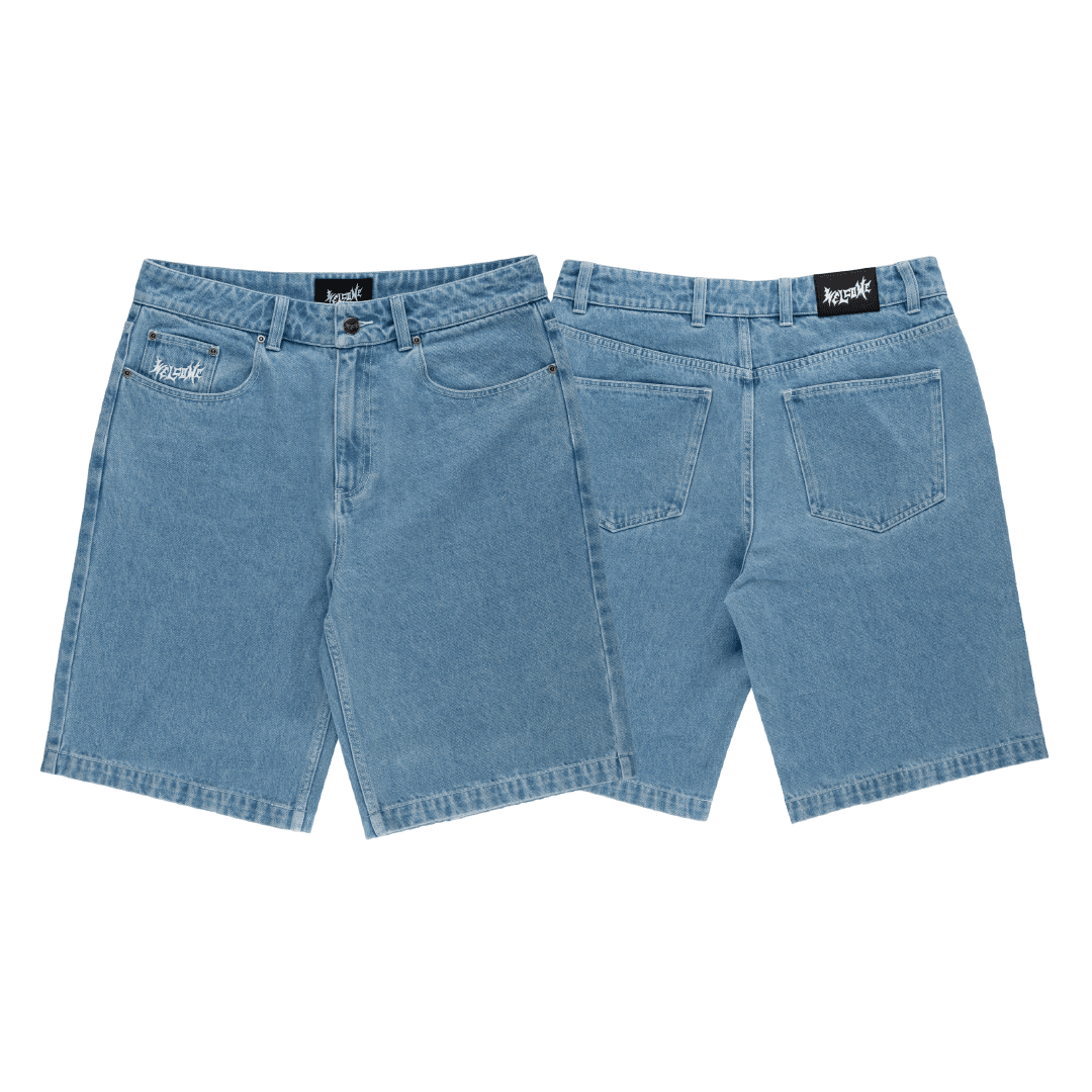 Welcome Linger Baggy Denim Short - One Revolver Surfboards