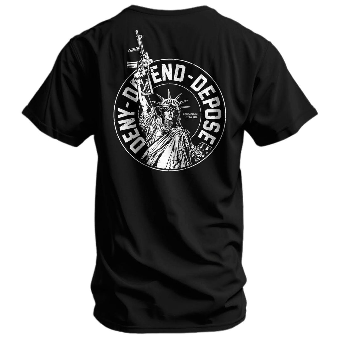 One Revolver Surfboards - Deny. Defend. Depose Men's T-Shirt GRAPHIC T-SHIRT