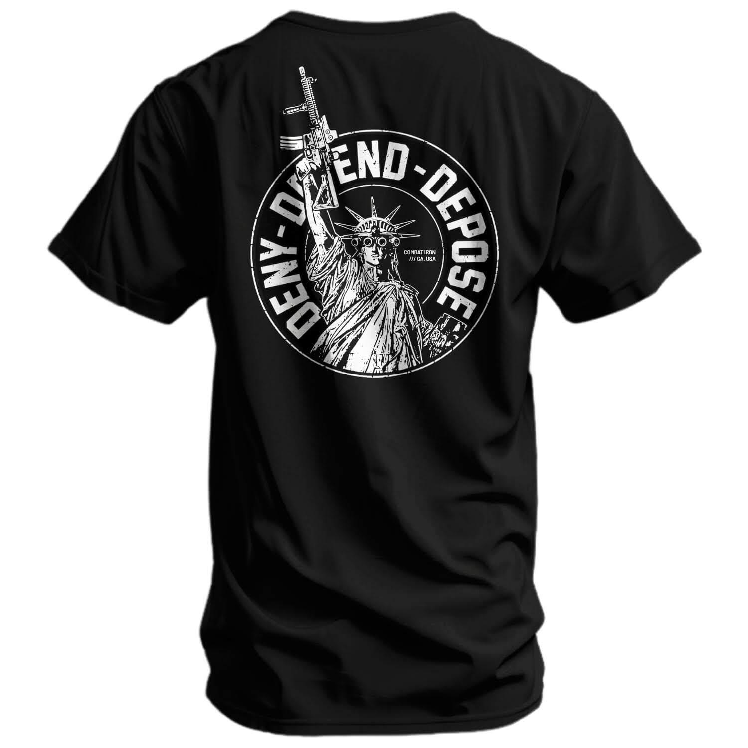 One Revolver Surfboards - Deny. Defend. Depose Men's T-Shirt GRAPHIC T-SHIRT