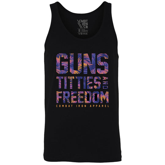 One Revolver Surfboards - Guns, Titties, Freedom Men&