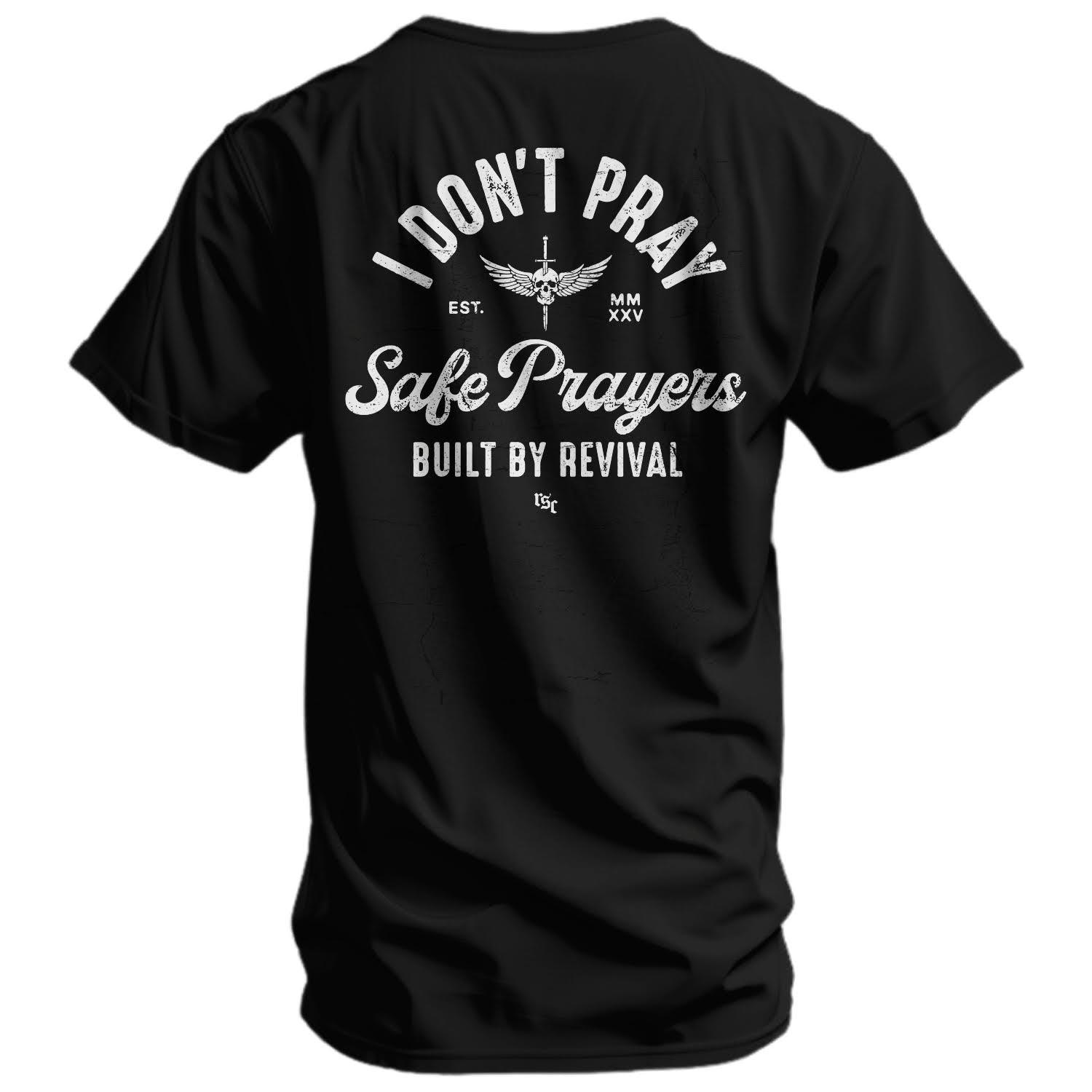 One Revolver Surfboards - I Don't Pray Safe Prayers Men's T-Shirt GRAPHIC T-SHIRT
