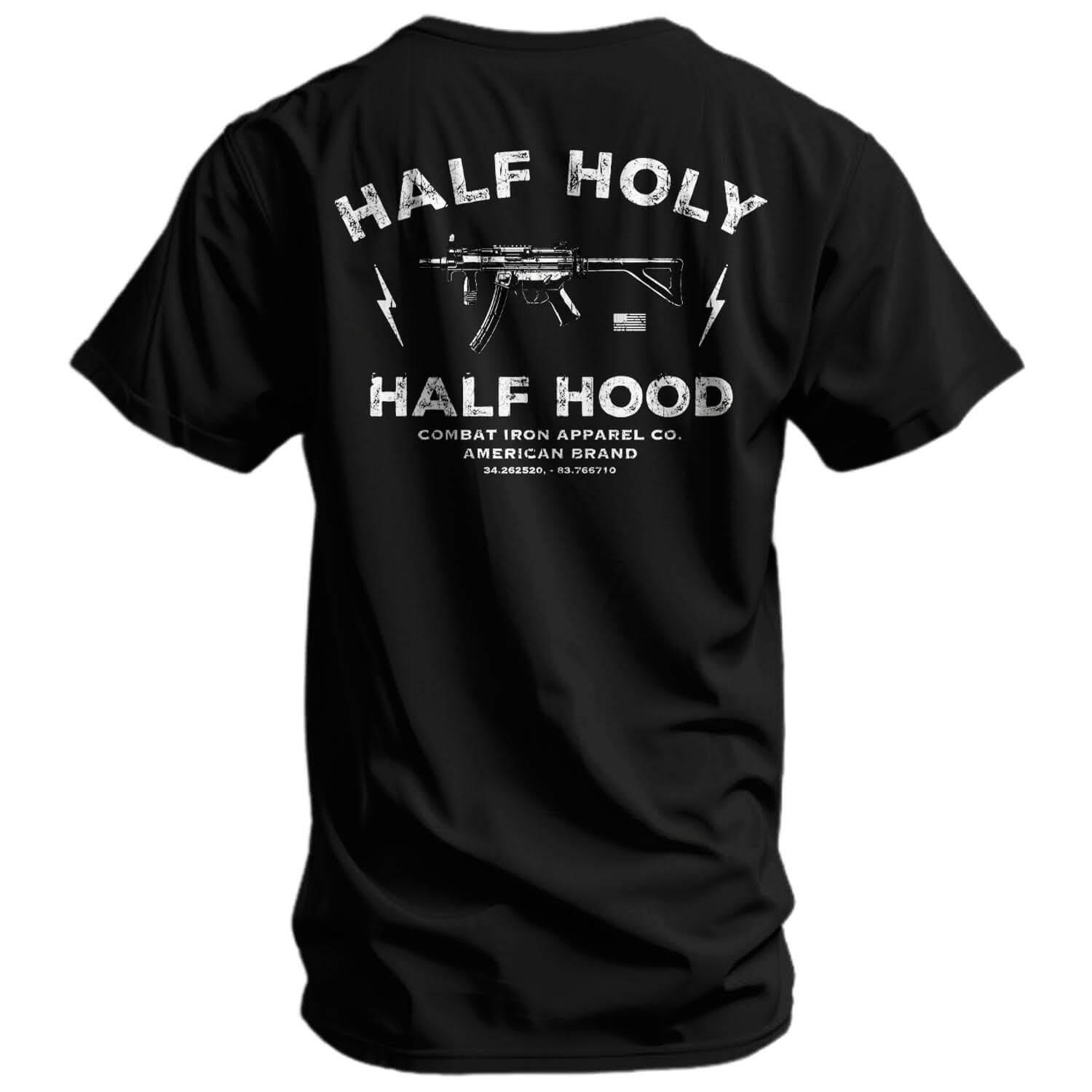 One Revolver Surfboards - Half Holy. Half Hood Men's T-Shirt GRAPHIC T-SHIRT