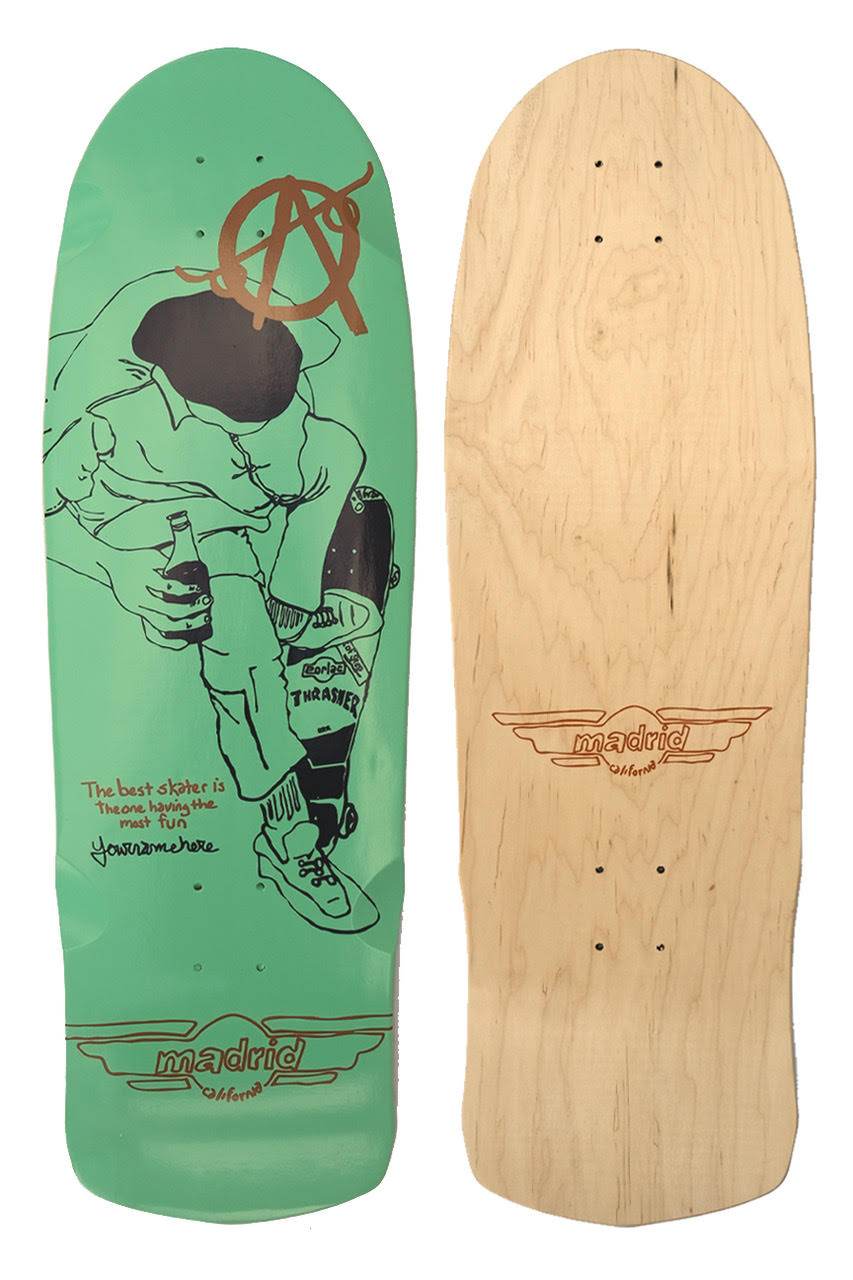 Madrid x Tim Kerr OS Shape LTD of 250 Skateboard Deck - One Revolver Surfboards