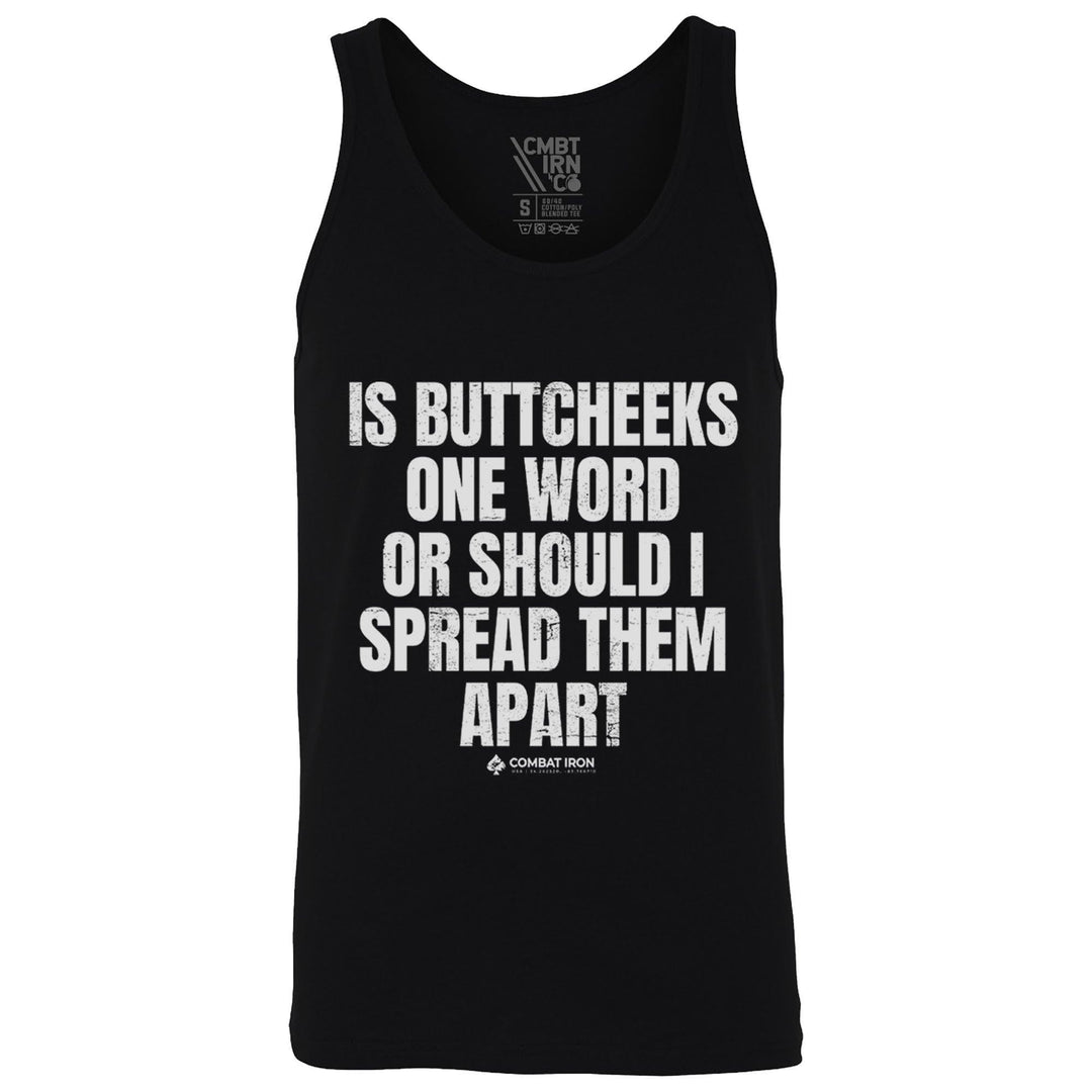 One Revolver Surfboards - Is Buttcheeks One Word Or Should I Spread Them Apart Men's Tank MEN'S TANK TOP