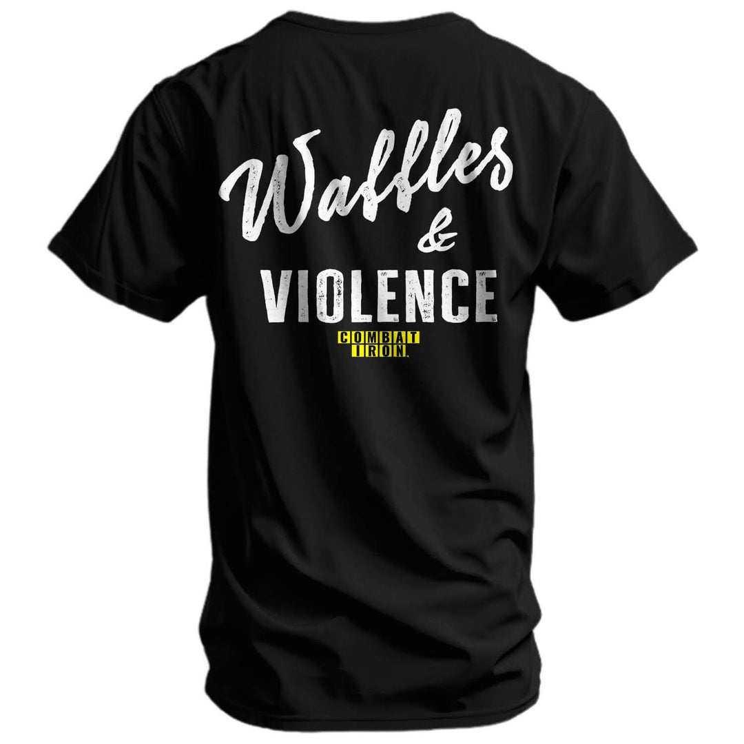 One Revolver Surfboards - Waffles & Violence Men's T-Shirt GRAPHIC T-SHIRT