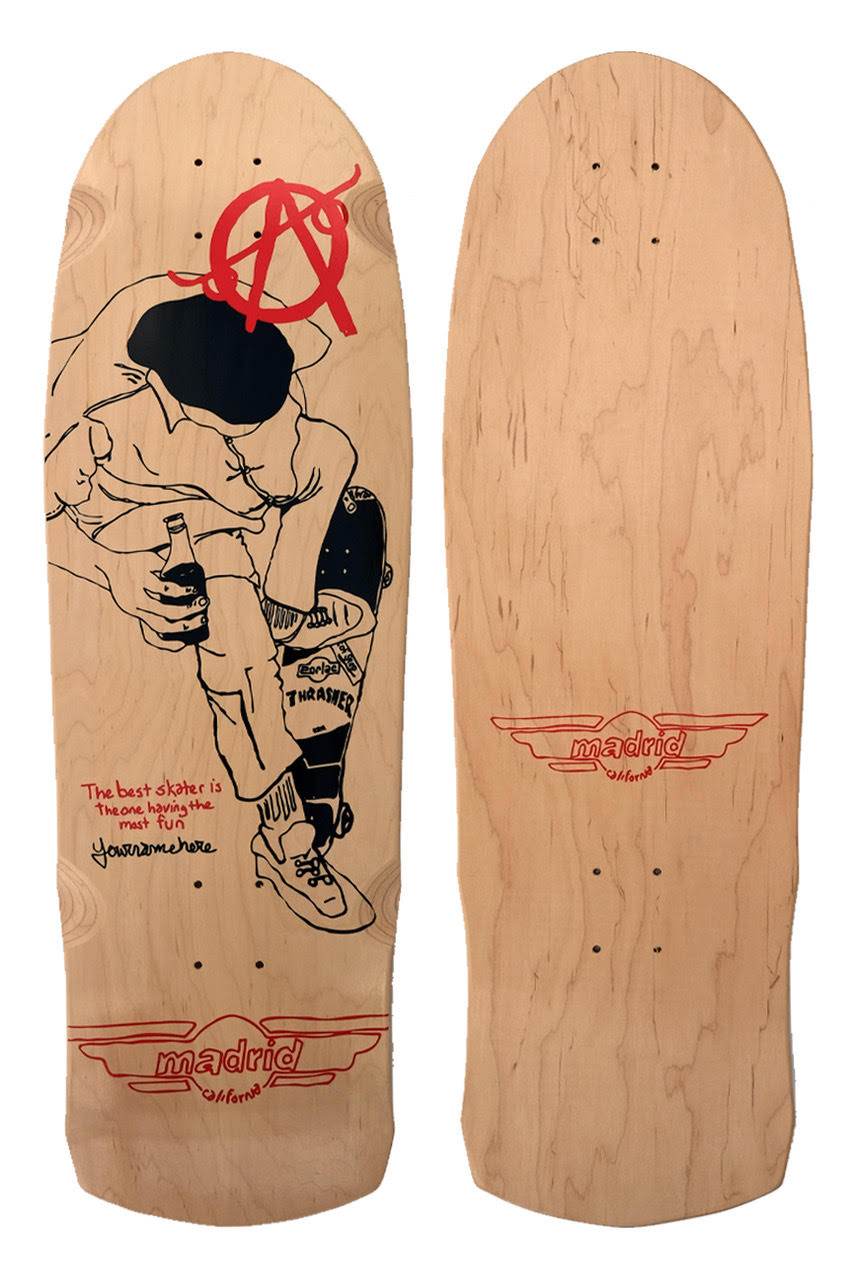 Madrid x Tim Kerr OS Shape LTD of 250 Skateboard Deck - One Revolver Surfboards
