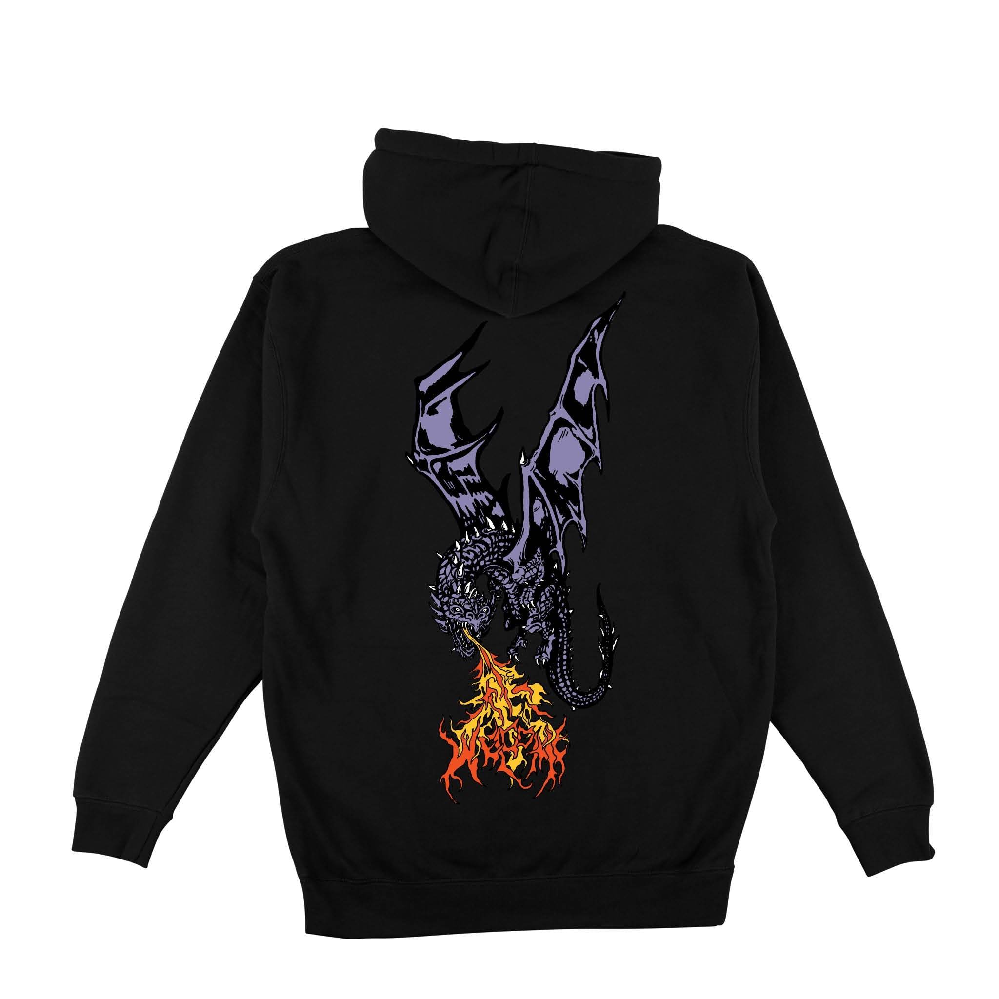 Welcome Firebreather Black Hooded Sweatshirt - One Revolver Surfboards