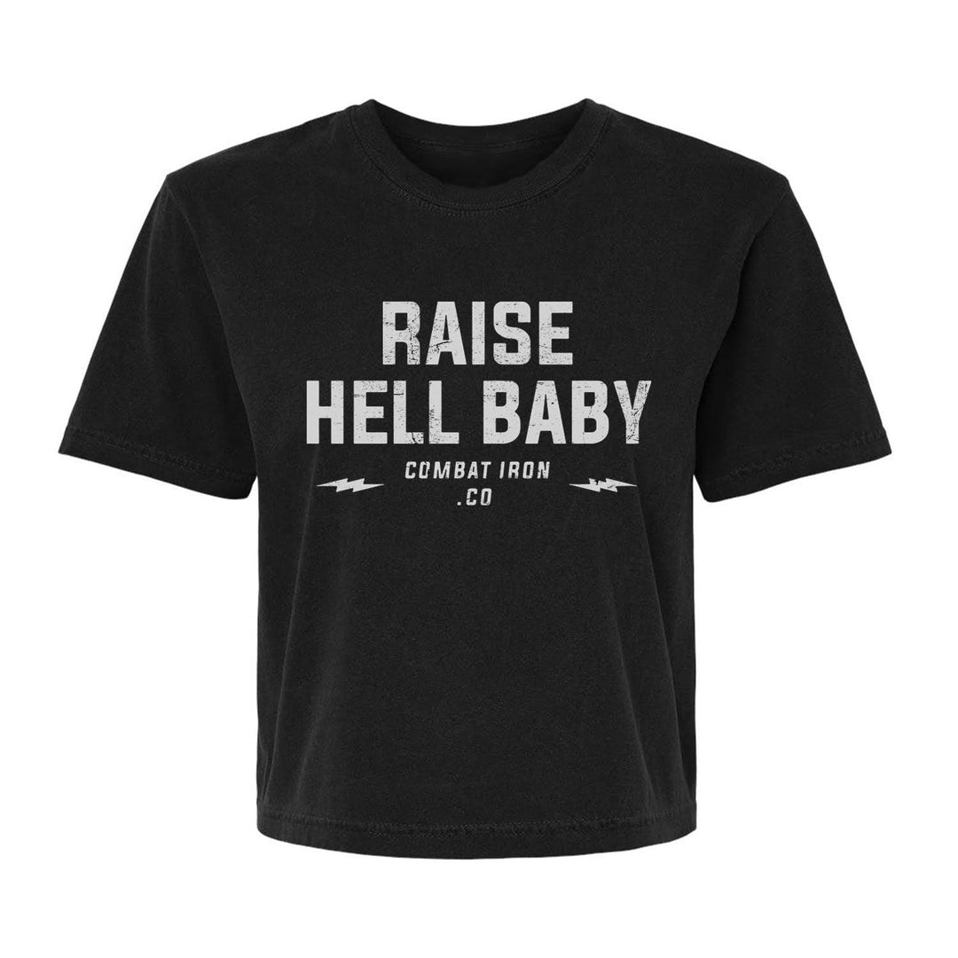 One Revolver Surfboards - Raise Hell Baby Women's Crop T-Shirt TOP | WOMEN